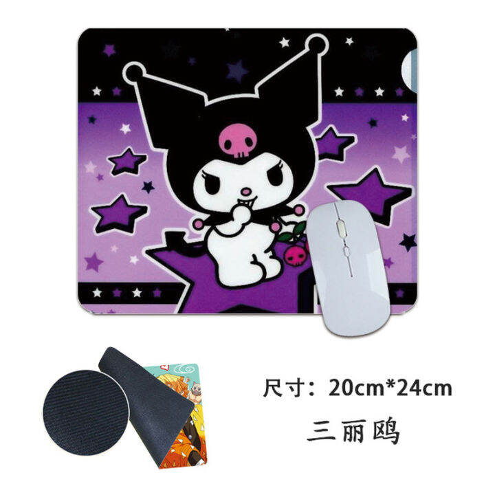 hot-kuromi-mousepad-การ์ตูนขนาดเล็ก-animation-sanrio-อะนิเมะโต๊ะคอมพิวเตอร์-pad-คีย์บอร์ดเกม-pad