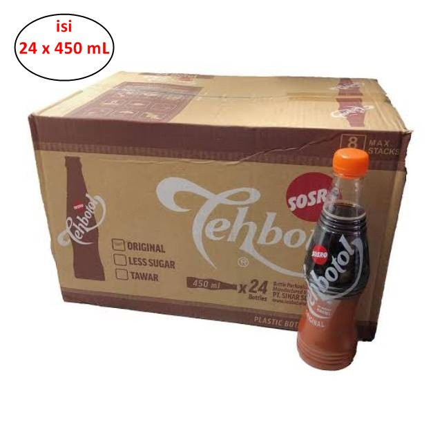 Teh Botol Sosro Original 450 Ml 1 Dus Isi 12 Botol Lazada Indonesia 