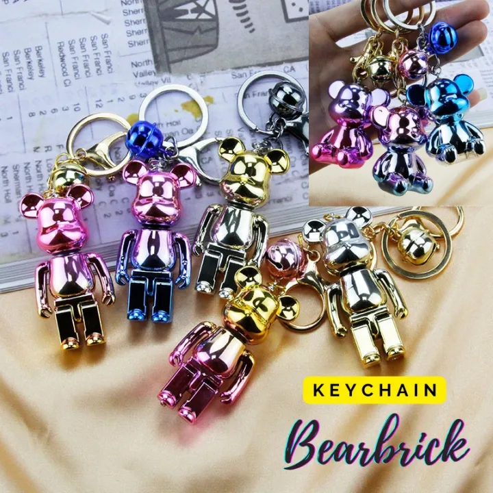 [SG STOCK] Premium quality Bearbrick keychain Bear Brick Keychain