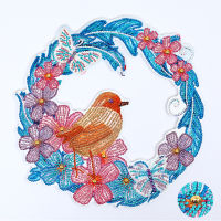 DIY Diamond Painting Wreath Kit for Door Home Wall Decoration Special Shaped Drill Diamond Embroidery Kit Cross Stitch New