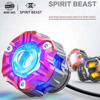 Spirit Beast อุปกรณ์ป้องกันเวลาล้มในมอเตอร์ไซค์,แผ่นป้องกันเครื่องยนต์กันล้มทำจากอะลูมิเนียมอัลลอย Cnc