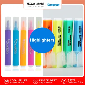 M&G Office Supply Yellow/Orange/Pink/Purple Highlighter - China  Highlighter, Highlighters