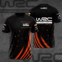 WRC - Mens and Womens Crew Neck T-Shirts, Streetwear, Oversized, Outdoor Extreme Sports, 3D Printing, Racing Rally