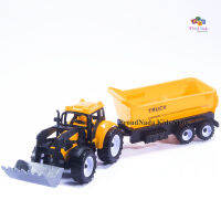 ProudNada Toys ของเล่นเด็ก รถฟาร์มพ่วงดั้ม(มี 3 แบบให้เลือก) ENGINEERING TRUCK NO.9980-5A