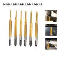 【cw】 Screw Bit Titanium M1.2 M1.4 M1.6 M1.7 Metric Straight Flute Thread Hand Tools