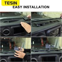 TESIN GPS สำหรับ Jeep Gladiator JT 2018-รถศัพท์มือถือสนับสนุนอุปกรณ์เสริมสำหรับ Jeep Wrangler JL 2018-