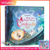 Usborne 3D Children Popular Books Pop-up Cinderella หนังสือยอดนิยมสำหรับเด็กซินเดอเรลล่า