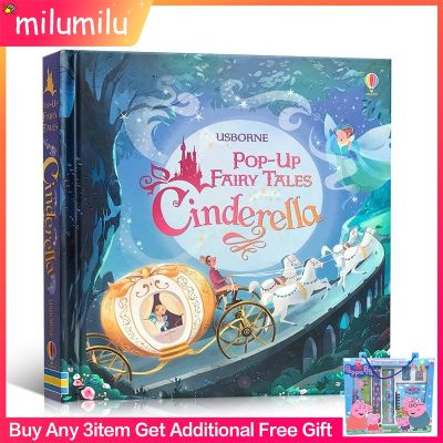 Usborne&nbsp;3D&nbsp;Children&nbsp;Popular&nbsp;Books&nbsp;Pop-up&nbsp;Cinderella&nbsp;หนังสือยอดนิยมสำหรับเด็กซินเดอเรลล่า