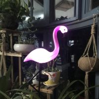 Led Flamingoกันน้ำไฟสนามหญ้ากลางแจ้งไฟประดับตกแต่งสวนสวนชั้นไฟภูมิทัศน์