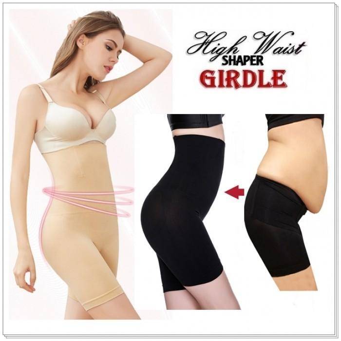 Plus Size Women's High Waist Slimming Girdle Pants Shapewear Corset Tummy  Control Girdle Safety Pants Ready Stock 221106