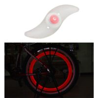 RMH5Y Wheel Spoke Light 3 Mode LED Neon Waterproof Bike Safety Warning Light Easy To Install Bicycle Accessories with Battery