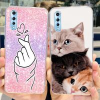 สำหรับ Vivo เคส S1 1907 V1907ลายการ์ตูนแมวน่ารักฝาครอบป้องกันเต็มตัวเคสโทรศัพท์สำหรับ Vivo S1 S 1เคส VivoS1เคสขนาด6.38