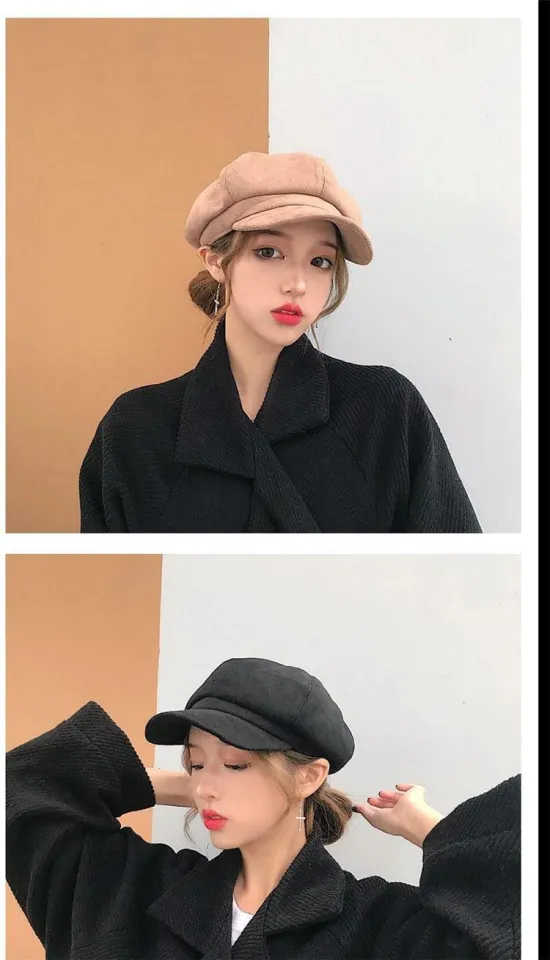 Rope Bowknot Beret Hat For Women, Autumn & Winter, Classic Style Painter Hat,  Korean Fashion, Travel Accessory , Student Beanie, 1pc