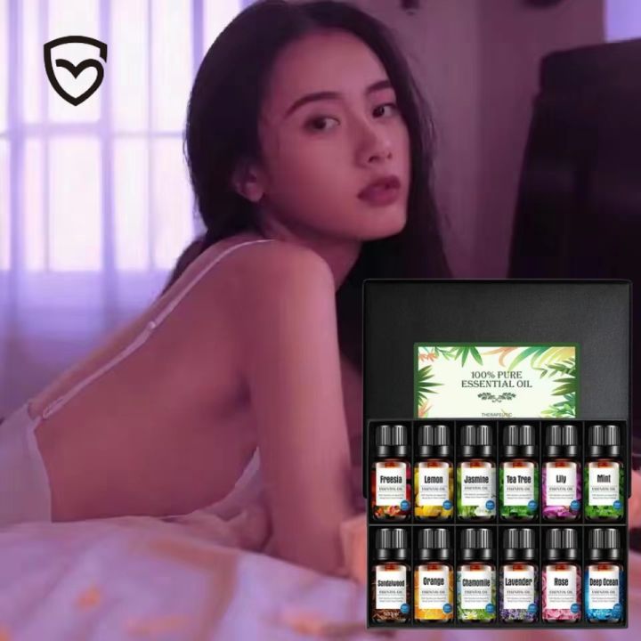 zx-ขายร้อน-12pcs-10ml-essential-oil-water-base-oils-natural-100-pure-fragrance-water-soluble-essential-oil-10ml-น้ำมันหอมระเหยฐานน้ำน้ำมันธรรมชาติบริสุทธิ์-100-น้ำมันหอมระเหยที่ละลายน้ำได้