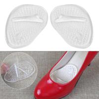 ส้นสูงหมอนอิงเจลซิลิโคน Insoles แผ่นด้านหน้าฟุตรองเท้าดูแลเท้า