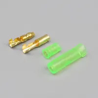 100-1000Pcs Car Auto Motorcycle Bullet Terminals 3.5mm Male Female Wire Bullet Crimp Connectors Terminal With Insulation Sheath