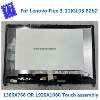 ต้นฉบับ11.6นิ้วสำหรับ Lenovo 3-11IGL05 Flex LED หน้าจอสัมผัส LCD ประกอบ Digitizer + Fram/ Bezel HD 1366*768 Flex 3 11IGL05