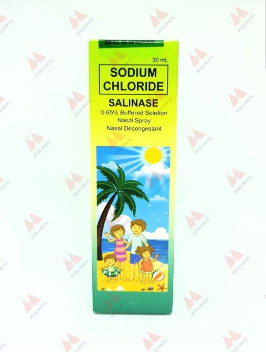 Sodium Chloride (Salinase) Nasal Spray 30ml Lazada PH