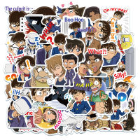 Random 10/50 Pieces Detective Conan Cartoon Waterproof Home Deco Stickers Helmat Bicycle Laptop Decal Stickers