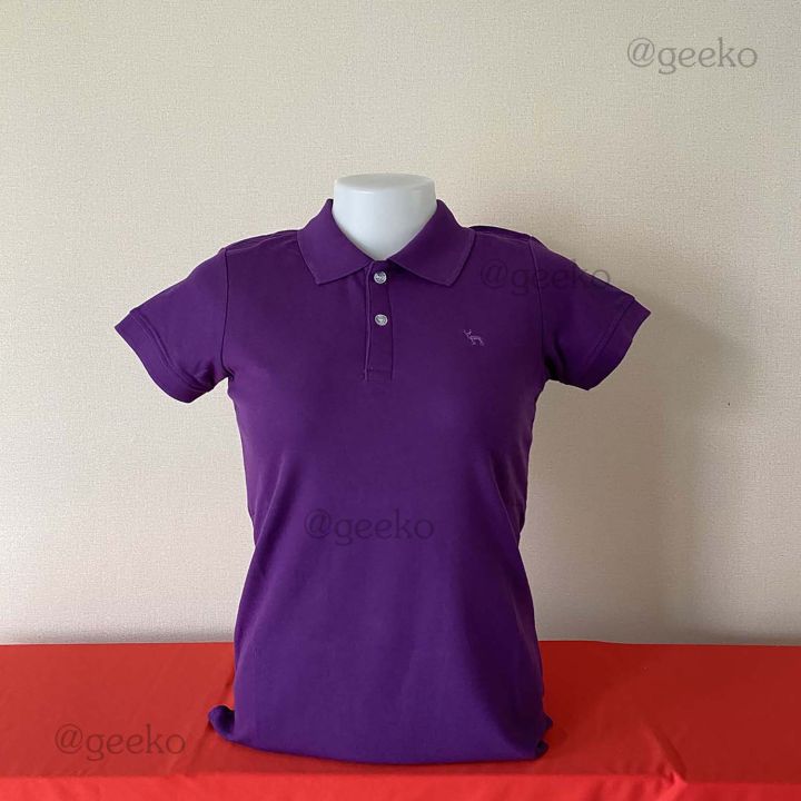 poloshirt-geeko-ตรากวาง-สีม่วงเข้ม-แบบสวย-ใส่สบายไม่ร้อน-สุดยอดสินค้าขายดี-อันดับ-1-เป็นแบรนด์คนไทย-ผลิตโดยคนไทย-ใช้วัตถุดิบในประเทศไทยทั้งหมด-100-สวมใส่ได้ทุกเพศ-ทุกวัย-เนื้อผ้านุ่ม-สวมใส่สบาย