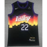 Hot Newest Top-quality New arrival 2022 2023 Newest shot goods Most popular 22/23 Top quality Ready Stock High quality 2021 new season mens Phoenix Suns 22 Deandre Ayton embroidery basketball jerseys jersey City Edition Black