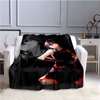 2023 in stock Passionate Anime Akame-ga-KILL Character Blanket 3D Printed Flannel Throwing Home Sofa Soft Warm Bedspread，Contact the seller to customize the pattern for free