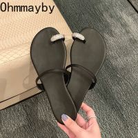 Design Rhinestones Flip Flop Gladiator Summer Woman Slipper Fashion Soft Sole Flats Slides Casaul Outdoor Beach Sandalias Shoes