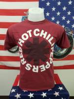 เสื้อยืดวินเทจ เสื้อยึด วงดนตรีร็อคPEDHOTCHILI งานแท้  ปี 2012