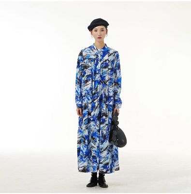 XITAO Dress  Casual Print Shirt Dress