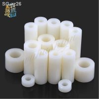 50pcs M3 M4 M5 White Nylon ABS Non-Threaded Spacer Round Hollow Standoff Washer ID 3mm4mm 5mm PCB Board Screw Bolt