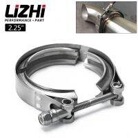 LIZHI Kit Klem V-band Suku Cadang Mobil 2.25 Inci Universal untuk Turbo Pipa Knalpot Turbo Downpipe Knalpot Penjepit V Band LZ-VCN225