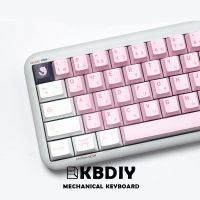 Kbdiy 145 Keys/Set Pink Cherry Blossoms Keycaps For Gaming Mechanical Keyboard MX Switches Cherry Profile PBT Keycap For 61/980