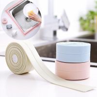 Bathroom Shower Sink Bath Sealing Tape Strip White PVC Self Adhesive Sealant Tape Waterproof Wall Sticker for Bathroom Kitchen