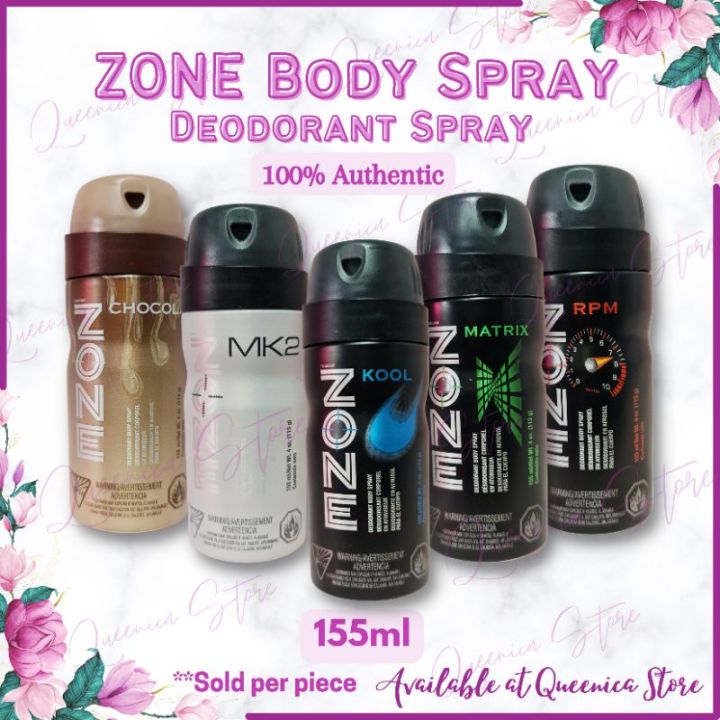 Zone Deodorant Body Spray 155ml Lazada PH