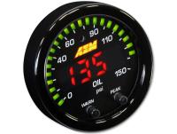 เกจวัดแรงดันน้ำมันเครื่อง AEM X-SERIES OIL PRESSURE GAUGE 0~150 ปอนด์ / 0~10 บาร์ (30-0307)