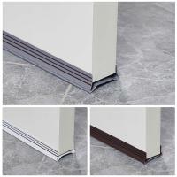 【LZ】 93x5cm Waterproof Seal Strip Draught Excluder Stopper Door Bottom Guard Double Silicone Rubber Seal Dustproof Soundproof