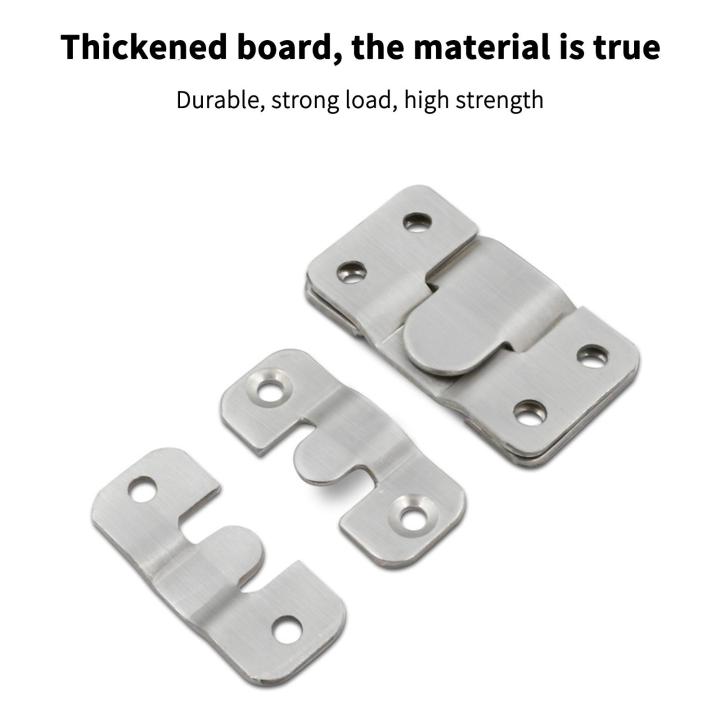 1pc-5pc-10pc-stainless-steel-gable-buckle-strong-flush-headboard-hidden-wall-bracket-fixing-mounts-interlocking-hanging-m4k2