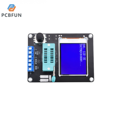 pcbfun เครื่องทดสอบทรานซิสเตอร์ GM328A เครื่องวัดความเหนี่ยวนำประจุไฟฟ้าความต้านทานเครื่องวัดอุปกรณ์อิเล็กทรอนิกส์อเนกประสงค์&nbsp; เครื่องวัดความจุทรานซิสเตอร์