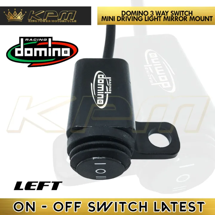 Domino 3 Way Switch Mini Driving Light Mirror Mount (Left)9508 mini