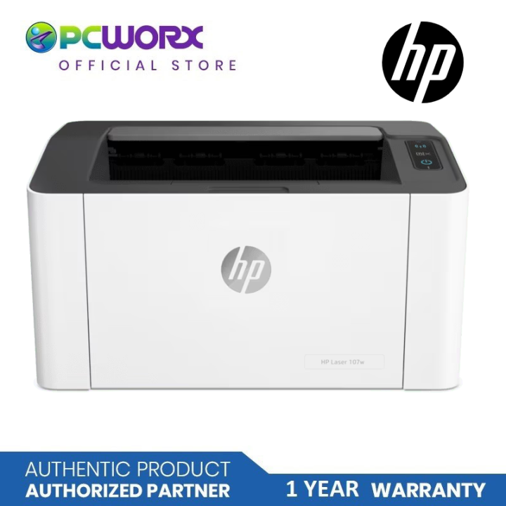 HP Laserjet 107w Single Function Mono Printer 4ZB78A LaserJet Printer