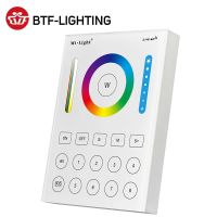 สมาร์ท LED ริ้วสายไฟ Controller CCT RGB RGBW RGBCCT แถบไฟ LED ไฟ2.4Ghz แบตเตอรี่ Touch Wifi APP Max 360W 12V 24V 110V 240V