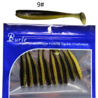 zuoyingdu064194 10ชิ้น/เซ็ต Soft fake Fish lures baits 7cm/2G T TAIL Soft Lure Fishing Tackle ใหม่