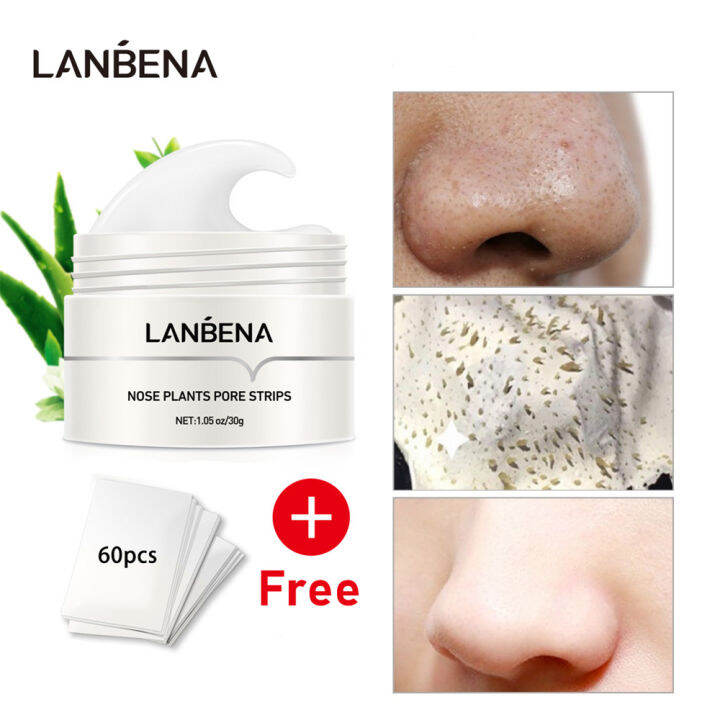 LANBENA Nose Plants Pore Strips Nose Mask Nose Strip for Blackheads ...