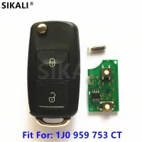 Kunci Remote Mobil รถขนย้าย Mk4กอล์ฟสำหรับ1j0959753ct 5fa009259-00โบราโพลาสำหรับ Vw/volkswagen 1999 2000 2001 2002 2003 2004 2005