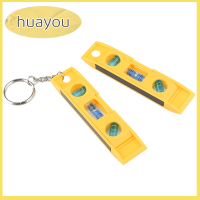 Huayou เครื่องวัดระดับ Mini 3ระดับฟองพร้อมพวงกุญแจตอร์ปิโดแบบแม่เหล็ก