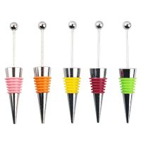 DIY Beadable Wine Stopper Party Wedding Bar Decor Sealed Fresh-Keeping Wine Champagne Stopper