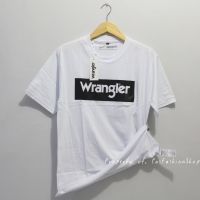 เสื้อยืด Wrangler ชาย/หญิง ผ้าตคอตอน 30s นำเข้าฟรีถุงกระดาษ