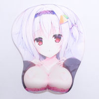 Himolins 3D Anime Sexy Mouse Pad Kawai Desk Mat With Wrist Rest Support Cute Gaming Mousepad for Keyboard Computer Laptop