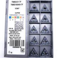 TNMG160404 TF IC907 / IC908 เครื่องมือกลึงภายนอกเม็ดมีดคาร์ไบด์ TNMG 160404 เครื่องตัดกลึงเครื่องมือ Tokarnyy Turning insert