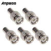 【Clearance】 【On Sale】 ANPWOO 5x BNC ชายกับหญิง RCA Coaxial Connector Adapter สำหรับกล้องวงจรปิดเฝ้าระวังวิดีโอ